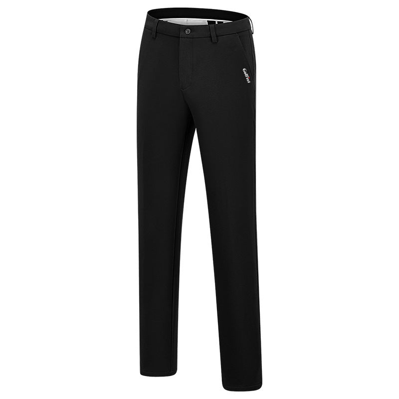 Golf Clothing Men's Autumn And Winter Fleece-lined Warm Trousers